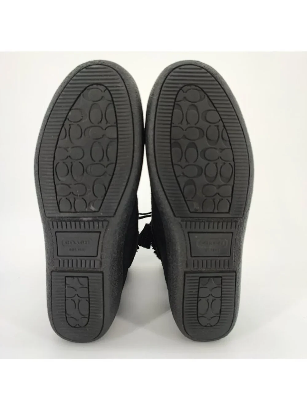 Coach Tuesday Women’s 7.5 US Boots Suede Black Winter Sheepskin Lined A7408 - Picture 7 of 10